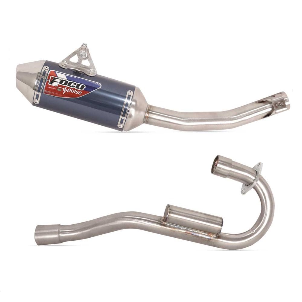 Escapamento Foco Racing Pulse Crf 230 Trilha Motocross Enduro