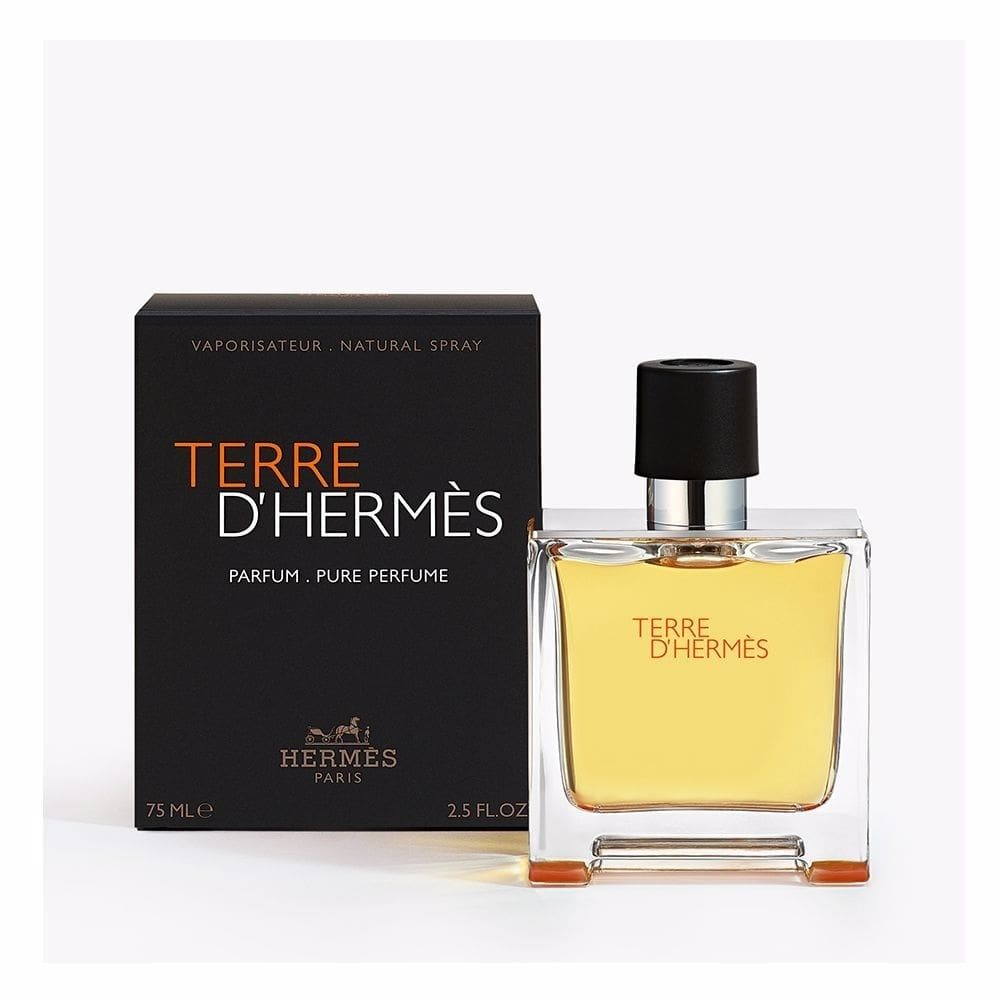 Perfume Hermes Terre d`Hermes Perfume puro 75ml para homens