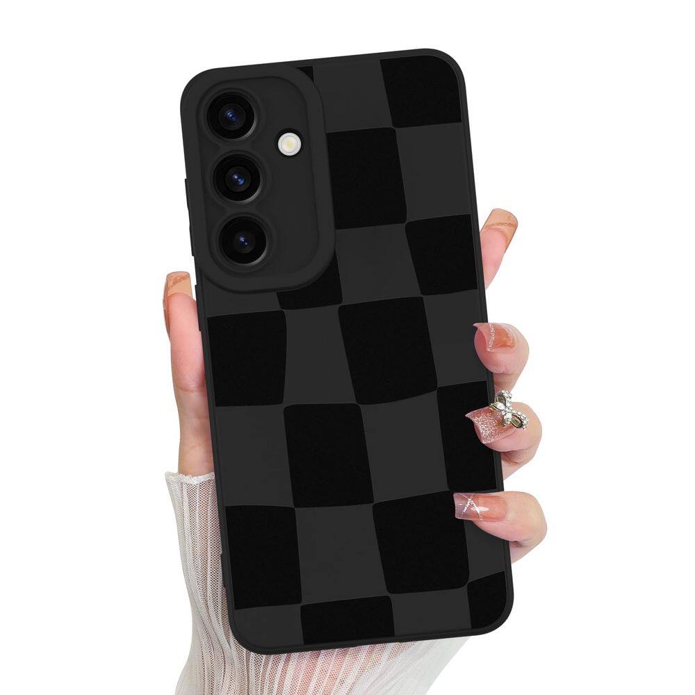 Capa para celular KANGHAR compatível com Samsung Galaxy S25 - preta