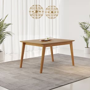 Mesa de Jantar Elegance 160x80cm Tampo Amadeirado sem Vidro JCM Movelaria