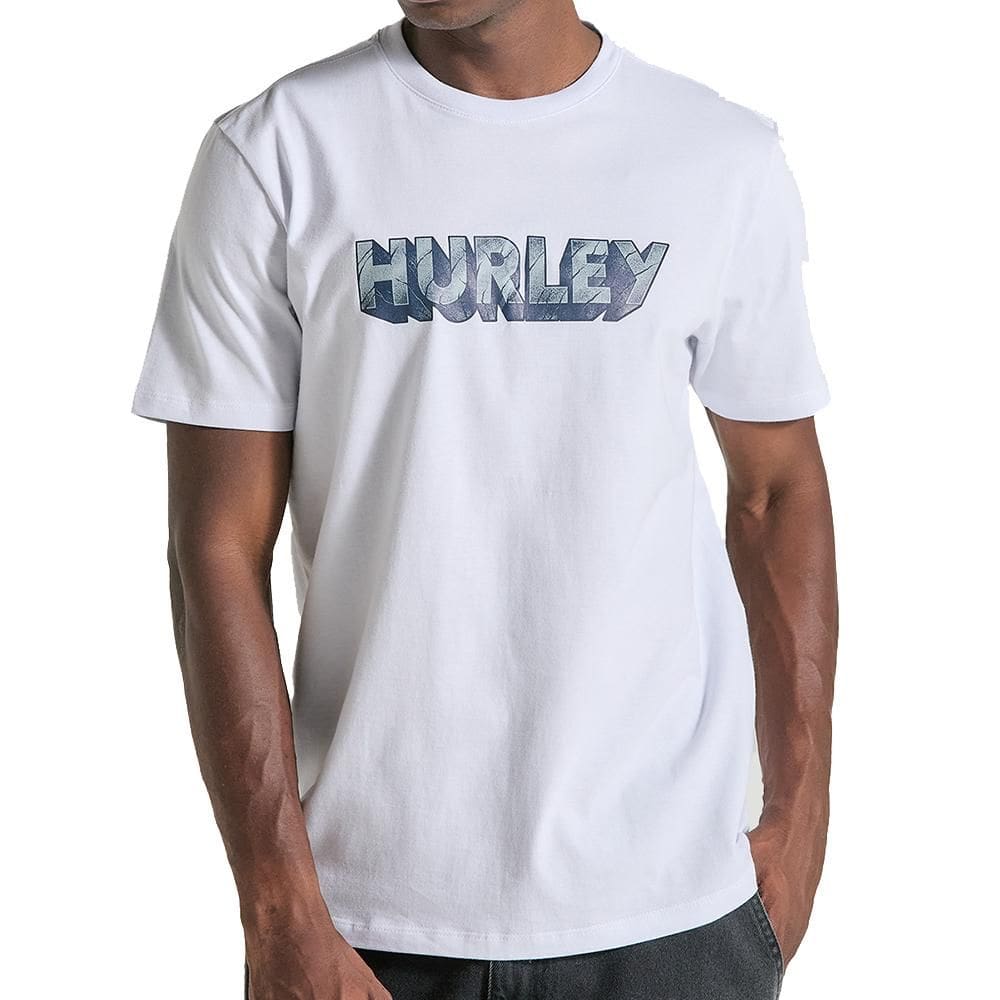 Camiseta Hurley Stone WT25 Masculina Branco