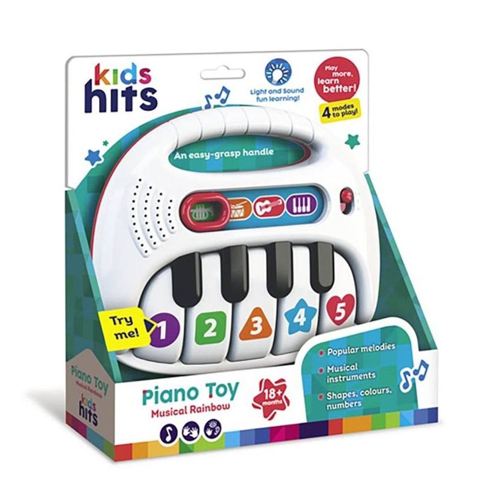 Piano Musical Arco Íris com Luz e Som - Shiny Toys