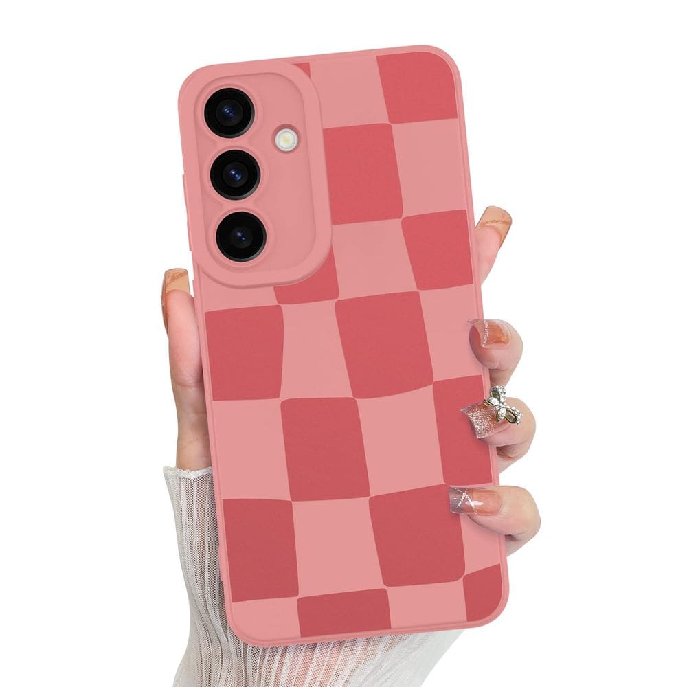 Capa de telefone KANGHAR compatível com Samsung Galaxy S24 Fe -rosa