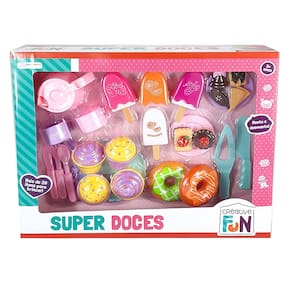 Creative Fun Super Doces Monta e Desmonta +20 pçs - BR604 - Multikids