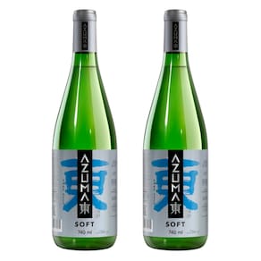Saquê Azuma Soft Sake Seco 740ml 2 Unidades