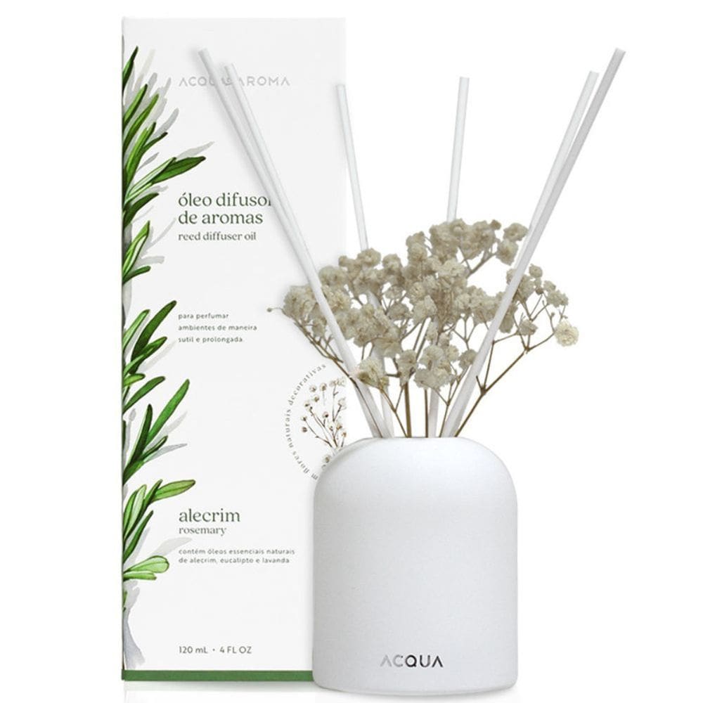 Óleo Difusor de Aromas Acqua Aroma Dia a Dia 120ml Alecrim