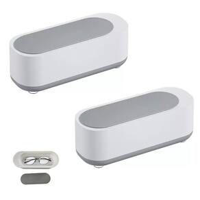Limpador Ultrassonico Joias Cordao Oculos Kit 2 unidades Acessorios Anel Pulseira Multiuso Estojo Alta Frequencia Portatil Limpeza Profunda