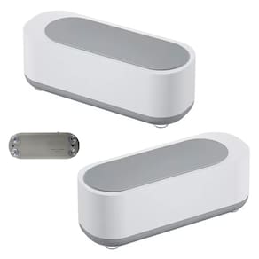 Limpador Ultrassonico Anel Cordao Joias Kit 2 unidades Oculos Acessorios Pincel de Maquiagem Multiuso Alta Frequencia Limpeza Profunda Estojo Portatil