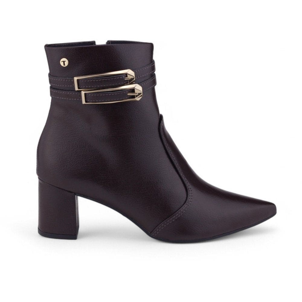 Bota Feminina Tanara T9091 cano curto bico fino