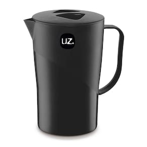Jarra 2 Litros Com Tampa Para Suco Água Plástico Uz Preto