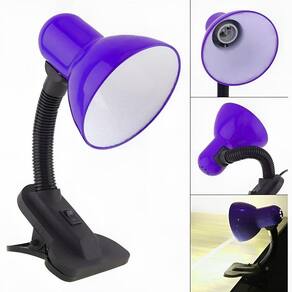Luminária De Mesa Luatek Articulada Presilha Bivolt - Roxo