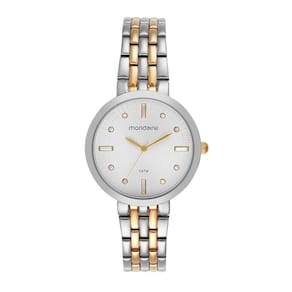 Relogio Mondaine Feminino Ref: 32860lpmvbe2 Casual Bicolor