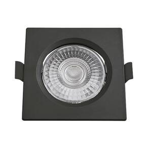 Spot De Led Embutir Alltop Par20 Quadrado 7W Preto 6500K