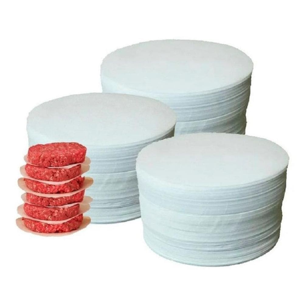 Papel Hambúrguer Redondo 11,2 Cm Kit 10Kg 12400 Un Aprox