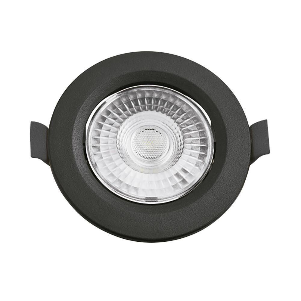 Spot De Led Embutir Alltop Par20 Redondo 7W Preto