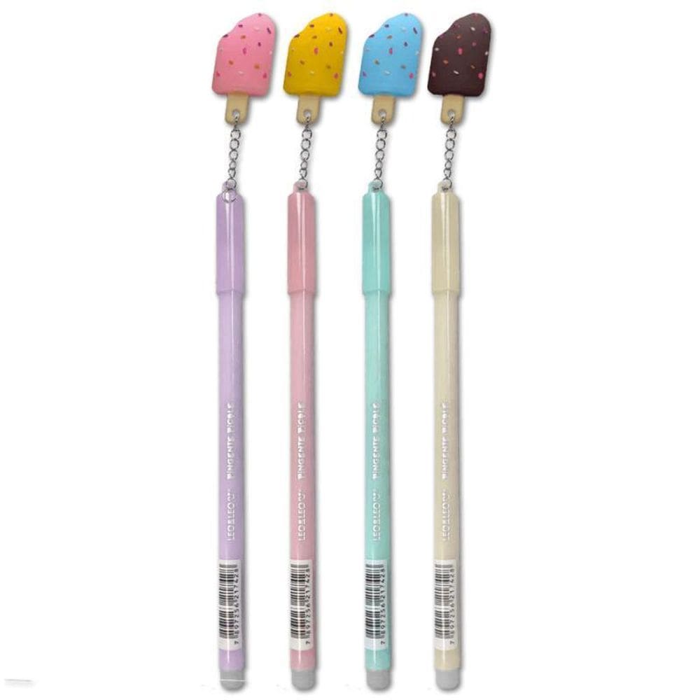 Caneta Gel Apagavel 0.5 Pingente Picole 0.5 Leo E Leo 10222