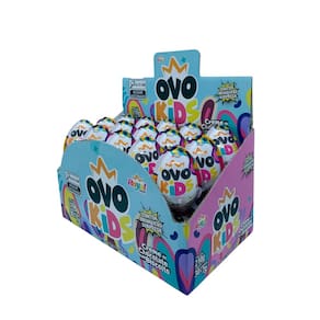 Ovo Kids Creme Chocolate Biscoito Cx 30 Unidades - Royal Toys
