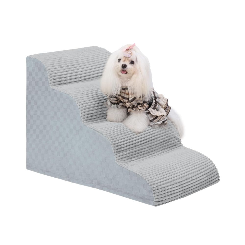 Rampa curva Dog Stairs Vfrog para cães pequenos com espuma de alta densidade
