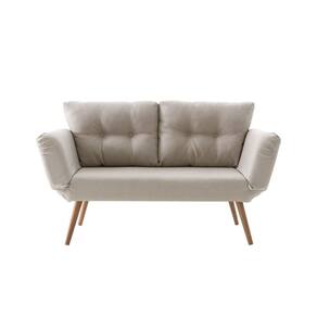 Sofa Cama 142,0cm X 85,0cm X 70,0cm Adele T1074 Bege