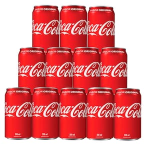 Refrigerante Coca-Cola Lata 350ml 12 Unidades