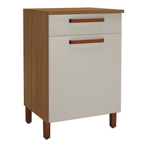 Balcão de Cozinha Monza 60,7cm com Tampo MDF - Indékes
