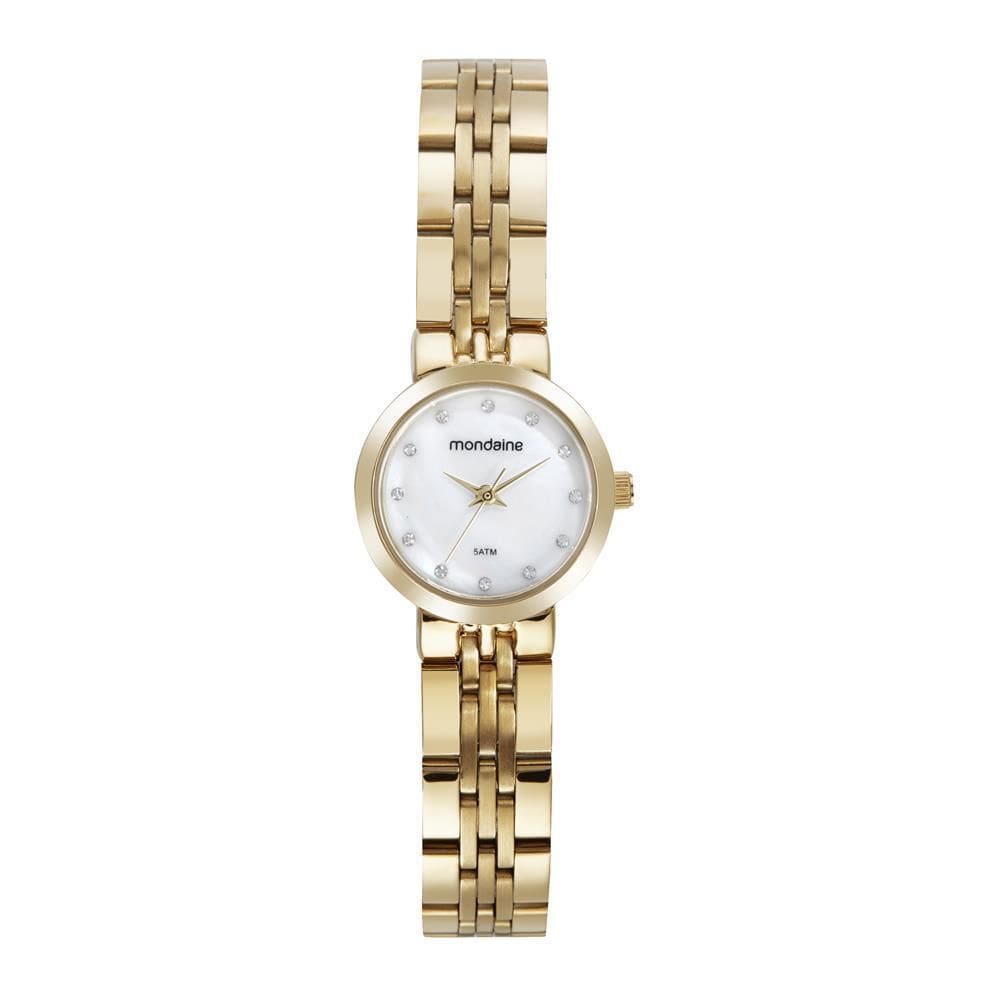 Relogio Mondaine Feminino Ref: 32692Lpmvde1 Casual Dourado