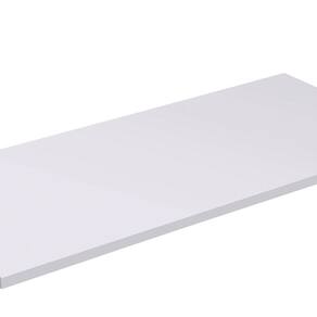 Tampo para Balcão de Pia 120cm X 52,5cm Branco Brilho
