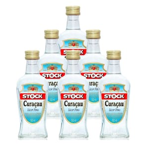 Miniatura Licor Fino de Laranja Stock Curaçau 50ml 6un