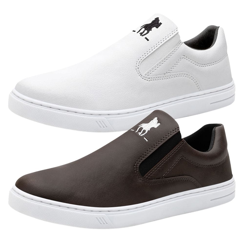 Kit Sapatênis Casual Masculino Polo Plus Homem Estiloso Moda