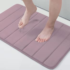 Tapete de banho Memory Foam Buganda Ultra Soft Mauve 76x51cm