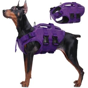Colete salva-vidas para cães Kuoser High Flotation para natação