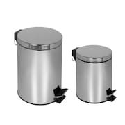 Conjunto de Lixeiras 5 e 12l Inox