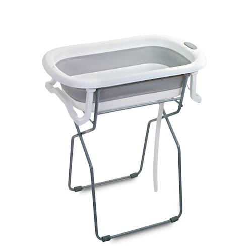 imagem-Banheira Para Bebê Com Suporte Lift Branco - Maxi Baby