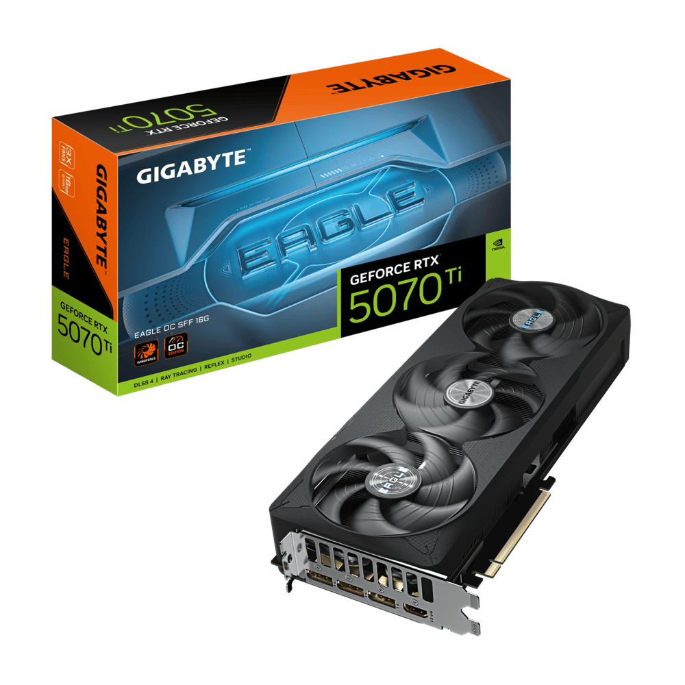 Geforce RTX 5070 TI Eagle OC SFF 16GB 256BITS GDDR7 GV-N507TEAGLE OC-16GD