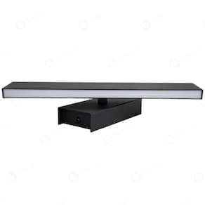Arandela Moderna Zenit Led 12W 3 Em 1 Bivolt Preto
