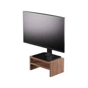 Base Suporte para Monitor Apoio de Mesa Madeira Freijó