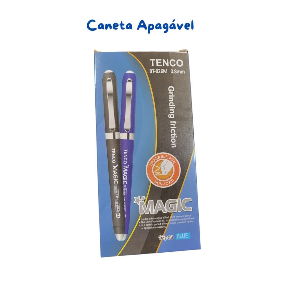 Caneta apagavel Magic caneta que apaga fantasminha material escolar volta as aulas papelaria presente natal