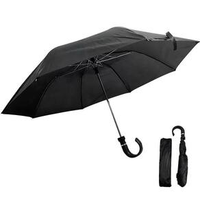 Guarda Chuva Preto Compacto Automático Para Viagens