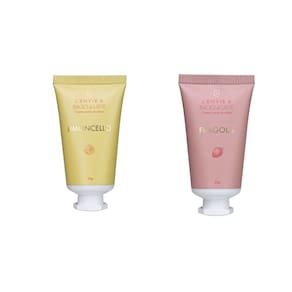 Kit 2 Creme Para As Maos (limoncello e fragola) Lenvie