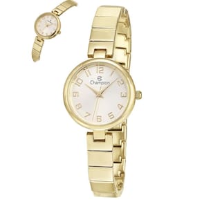 Relógio Champion Feminino Ref: Cf24984H Bracelete Dourado