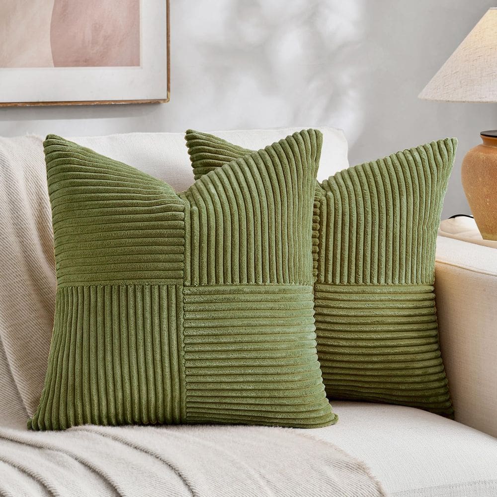 Capas de almofadas decorativas Fancy Homi Moss Green 66x66cm