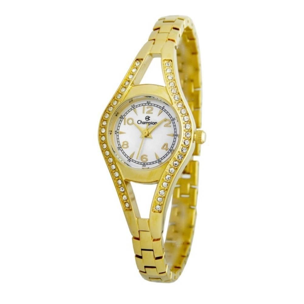 Relógio Champion Feminino Ref: Cf24340H Bracelete Dourado