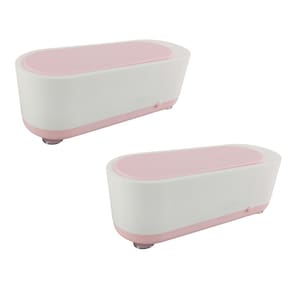 Limpador Ultrassonico Oculos Joias Anel Kit 2 unidades Acessorios Pinceis de Maquiagem Alta Frequencia Multiuso Portatil