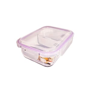 Pote Hermético Mantimento 1040 Ml Divisória Qhouse
