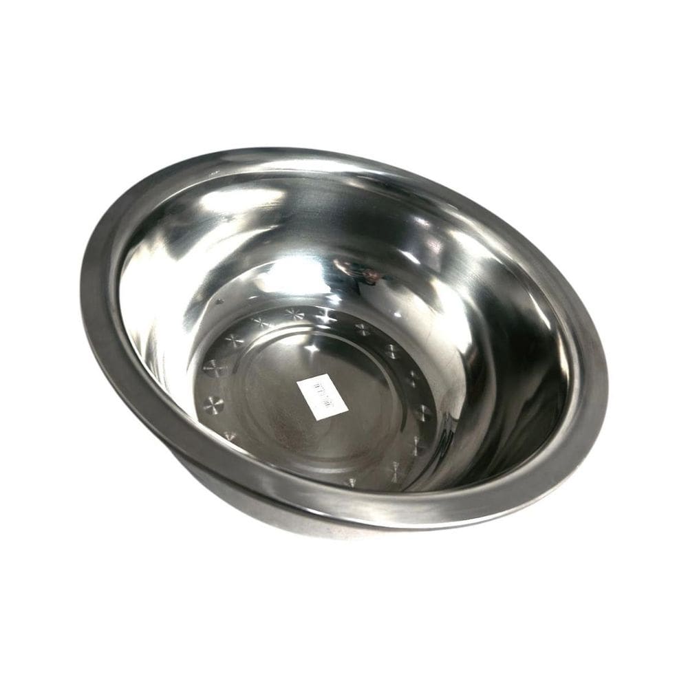 Bacia Inox 4L 28cm Resistente Uso Alimentício e Hospitalar