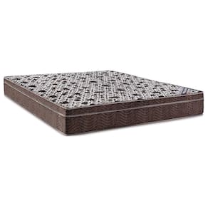 Colchão Queen de Espuma D33 Suede Cor Café Com Leite