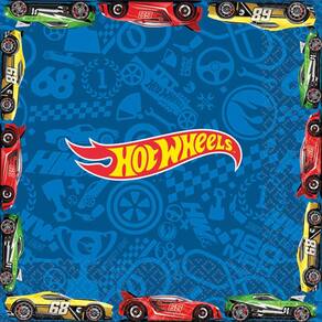 Guardanapos de almoço Amscan Hot Wheels Wild Racer, pacote com 16