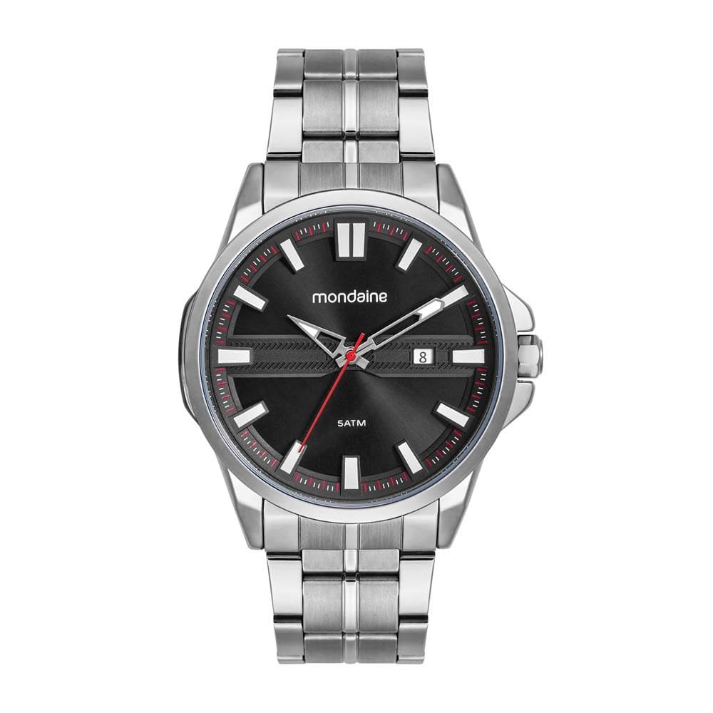 Relogio Mondaine Masculino Ref: 32876g0mvne2 Casual Prateado