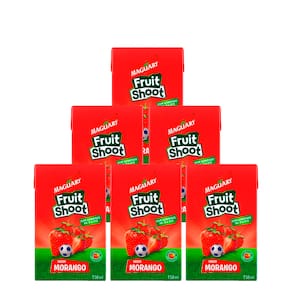 Suco de Morango Maguary Fruit Shoot 150ml 6 Unidades