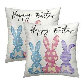 Capas de almofada Granbey Happy Easter 60x60cm, conjunto de 2